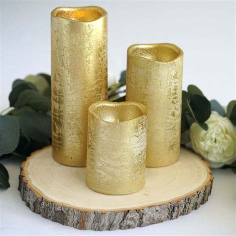 gold battery operated candles|gold flameless taper candles.